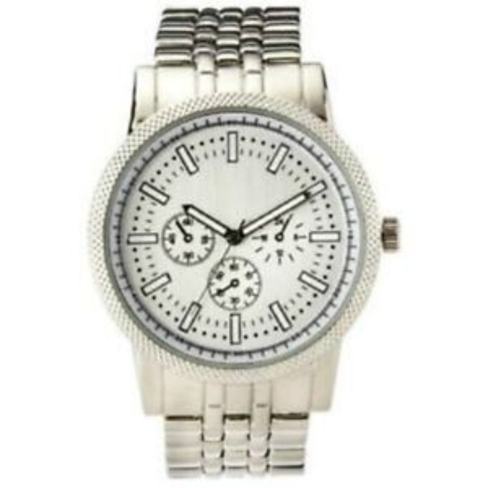 Merona Men's Bracelet Watch - Color Silver FMDM253